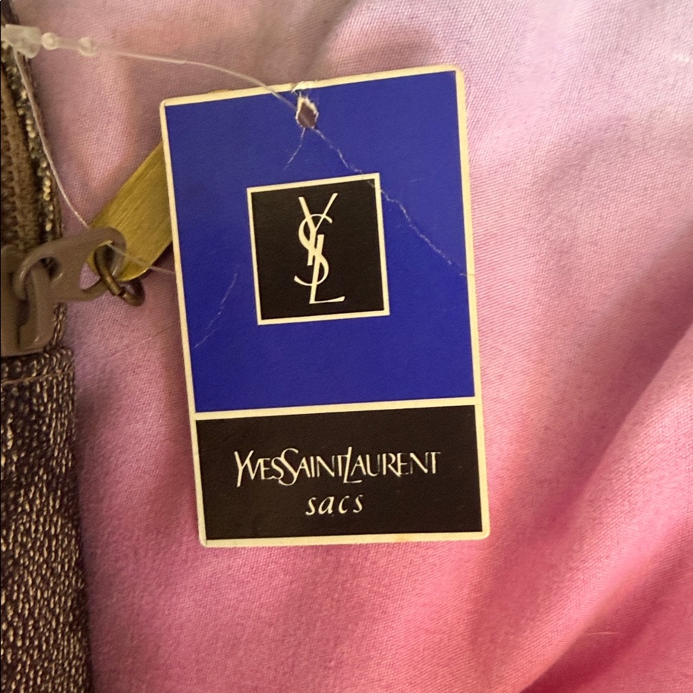 Yves St Laurent vintage giraffe print clutch pouch. - Picture 4 of 4